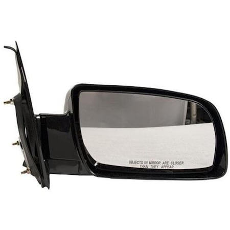 Geared2Golf Right Hand Manual Non-Heated Non-Folding Door Mirror for 1985-2005 Astro & Safari, Gloss Black GE2110810